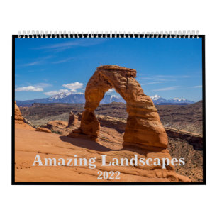 Calendrier des paysages de l'Utah 2022