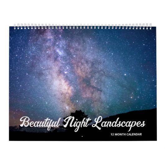 Calendrier des paysages de nuit (Protection)