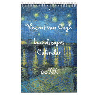 Calendrier des paysages de Vincent van Gogh