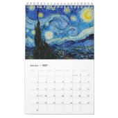Calendrier des paysages de Vincent van Gogh (Jan 2027)