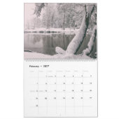 Calendrier des paysages du parc national Yosemite (Feb 2027)