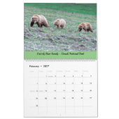 Calendrier des paysages et de la faune de l'Alaska (Feb 2027)