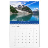 Calendrier des paysages et de la faune de l'Alaska (Jan 2027)