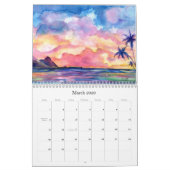 Calendrier des paysages et paysages de Kauai (Mar 2026)