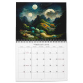 Calendrier des paysages lunaires 2026 (Feb 2026)