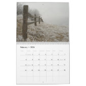 Calendrier des paysages occidentaux (Feb 2026)