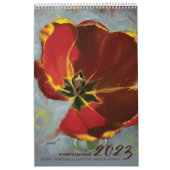 Calendrier des peintures à fleurs 2023 (Protection)
