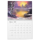 Calendrier des peintures à l'huile 2026 (Feb 2027)