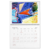 Calendrier des peintures Abstraites (Feb 2027)
