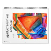 Calendrier des peintures Abstraites (Protection)