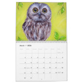 Calendrier des peintures animales (Mar 2026)