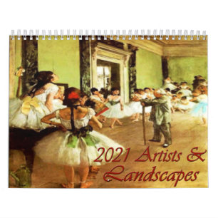 Calendrier des peintures artistiques et paysagère