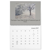 Calendrier des peintures d'aquarelle par Steven (Jan 2027)