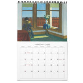 Calendrier des peintures d'Edward Hopper (Feb 2026)