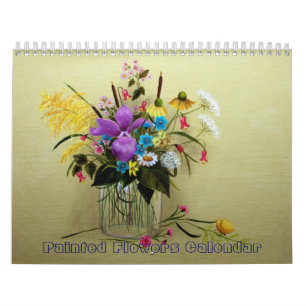 Calendrier des peintures florales