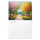 Calendrier des peintures paysagères (Mar 2027)