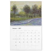 Calendrier des peintures Vincent Van Gogh (Feb 2027)