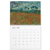 Calendrier des peintures Vincent Van Gogh (Mar 2027)