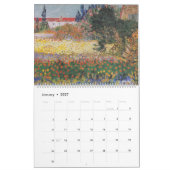 Calendrier des peintures Vincent Van Gogh (Jan 2027)