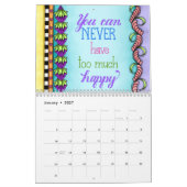 Calendrier des pensées positives (Jan 2027)