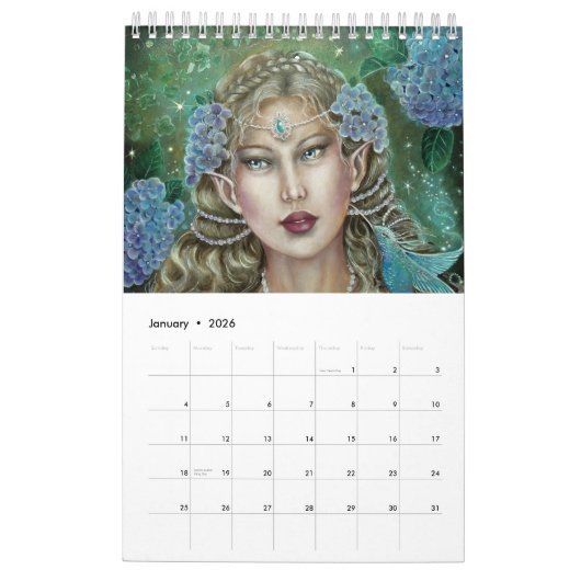 Calendrier des petites fées 2021 (Jan 2026)