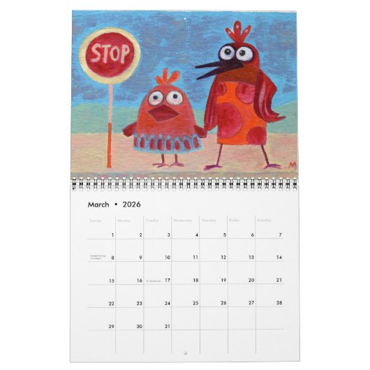 calendrier des petites peintures (Mar 2026)