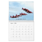 Calendrier des photos d'avion (Mar 2026)