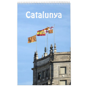 Calendrier des photos de 12 mois Catalogne