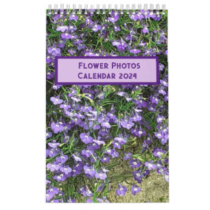 Calendrier des photos de fleurs 2024
