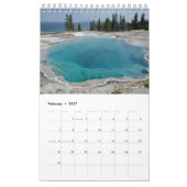 Calendrier des photos de l'America National Parks  (Feb 2027)
