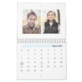 Calendrier des photos de lavage à l'eau (Mar 2027)