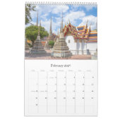 Calendrier des photos de Thaïlande (Feb 2027)