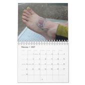 Calendrier des pieds "Atlanta Snow" (Feb 2027)