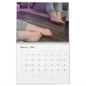 Calendrier des pieds Callie et Caroline (Feb 2026)