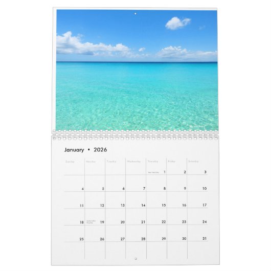 Calendrier des plages d'Anguilla 2023 (Jan 2026)