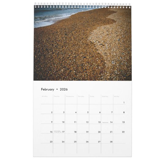 Calendrier des plages n° 1 (moyen A3) (Feb 2026)