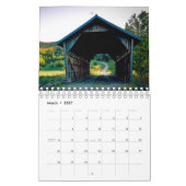 Calendrier des ponts couverts | Année modifiable (Mar 2027)