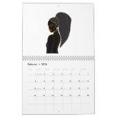 Calendrier des portraits de femmes afro-américaine (Feb 2026)