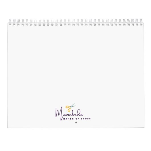 Calendrier des portraits de femmes afro-américaine (Dos)