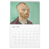 Calendrier des portraits Van Gogh (Mar 2027)