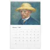 Calendrier des portraits Van Gogh (Feb 2027)