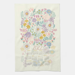 Calendrier des prés Serviette de cuisine