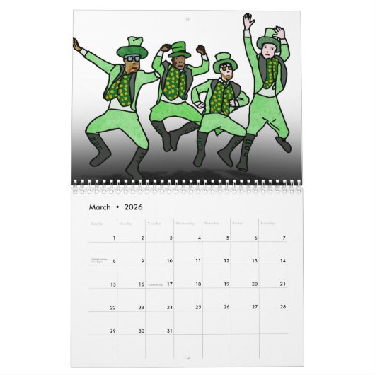 Calendrier des punks à faible effort 2024 (Mar 2026)