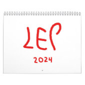 Calendrier des punks à faible effort 2024 (Protection)