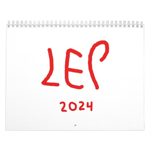 Calendrier des punks à faible effort 2024 (Protection)