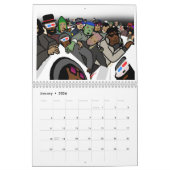 Calendrier des punks à faible effort 2024 (Jan 2026)