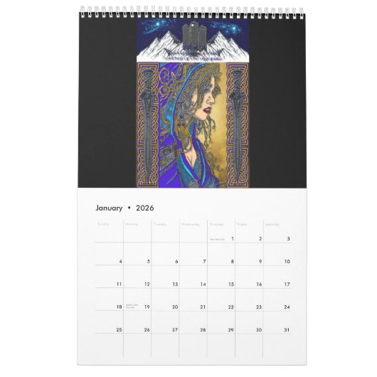 Calendrier des Reines d'Atlantis et d'Albion 2023 (Jan 2026)