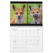 Calendrier des renards amusants (Mar 2027)