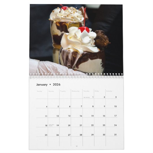 Calendrier des repas rapides 2026 (Jan 2026)