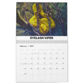 Calendrier des reptiles et des amphibiens (Feb 2027)